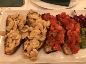Bruschetta!  at Origano Campo de' Fiori in Rome