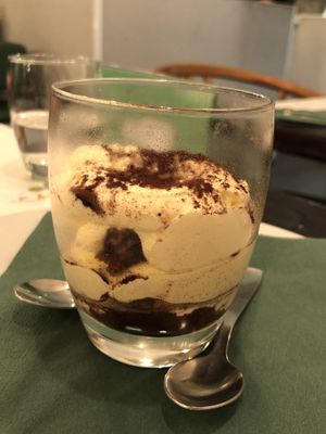Tiramisu  at Origano Campo de' Fiori in Rome