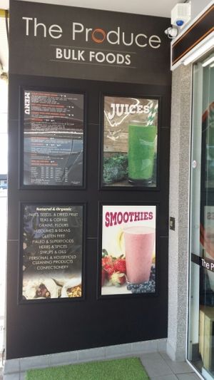 shop entrance at The Produce Bulk Foods in Ashgrove