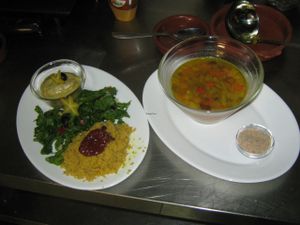 Food at Noah's Ark in La Gomera