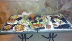 Buffet at Noah's Ark in La Gomera