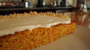 Carrot cake at Noah's Ark in La Gomera