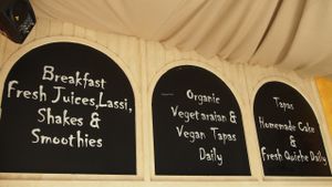 Cafe at Noah's Ark in La Gomera