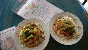 Thai curry  at Noah's Ark in La Gomera