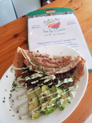 Pancake at Noah's Ark in La Gomera