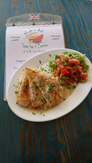 Fried celery  at Noah's Ark in La Gomera