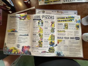 Menu   at Mellow Mushroom in Wrightsville Beach