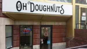 Storefront  at Oh Doughnuts in Winnipeg