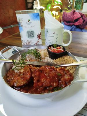 Guisado de vegetais delicioso at Frutteto Cozinha Artesanal in Recife