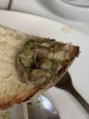 Oyster Mushroom Escargot  at Delice & Sarrasin in New York City