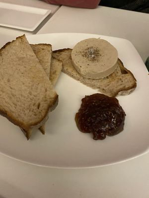Foie gras  #Veganuary at Delice & Sarrasin in New York City