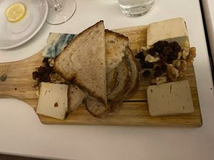 Cheese board #Veganuary at Delice & Sarrasin in New York City