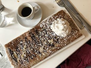 Can’t go wrong with any of the dessert crepes! at Delice & Sarrasin in New York City