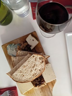 Cheese plate at Delice & Sarrasin in New York City