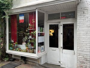 It’s nice inside too  at Delice & Sarrasin in New York City