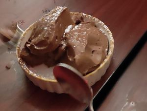 The mousse au chocolat at Delice & Sarrasin in New York City