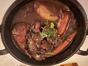 Cow au Vin  #Veganuary at Delice & Sarrasin in New York City