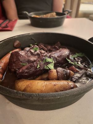 Coq au vin #Veganuary at Delice & Sarrasin in New York City