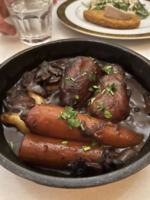 Coq a vin  at Delice & Sarrasin in New York City