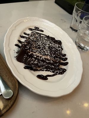 Almond cake   at Delice & Sarrasin in New York City