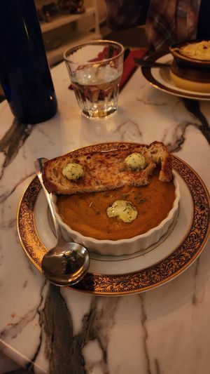 Carrot Soup #Veganuary at Delice & Sarrasin in New York City
