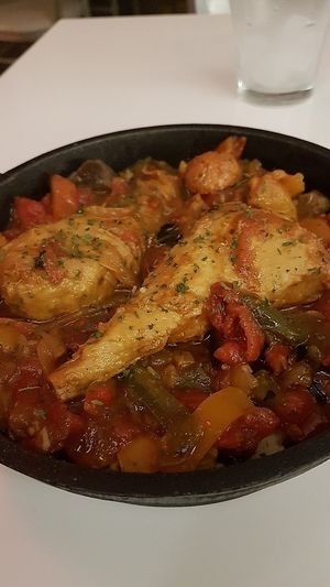 ";chicken legs"; at Delice & Sarrasin in New York City