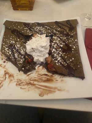 Sweet chocolate and strawberry crêpe   at Delice & Sarrasin in New York City