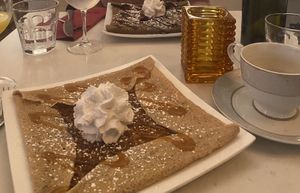 Sweet caramel crêpe  at Delice & Sarrasin in New York City