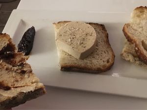 vegan foie gras is phenomenal  at Delice & Sarrasin in New York City