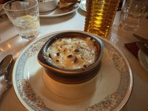 Onionsoup    at Delice & Sarrasin in New York City
