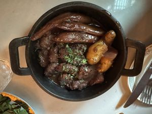 Boeuf bourguignon.   at Delice & Sarrasin in New York City