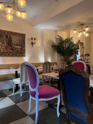 So charming inside   at Delice & Sarrasin in New York City