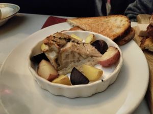 Baked Brie. Excellent at Delice & Sarrasin in New York City