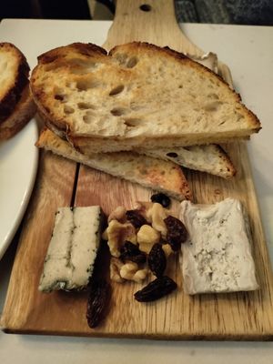 Great cheeses on this plate at Delice & Sarrasin in New York City