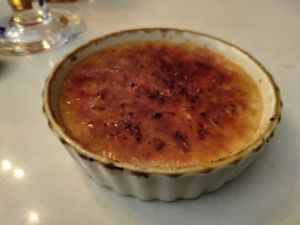 Orange creme brulee at Delice & Sarrasin in New York City