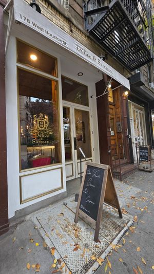 Outside at Delice & Sarrasin in New York City