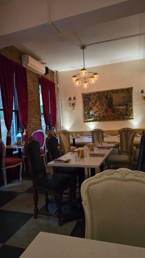 Inside at Delice & Sarrasin in New York City