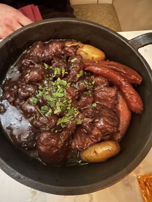 Beef bourguignon  at Delice & Sarrasin in New York City