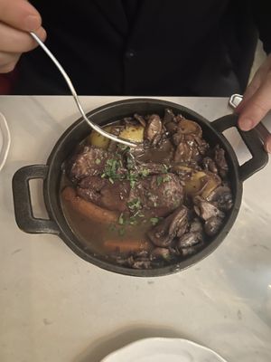 Coq au vin   at Delice & Sarrasin in New York City