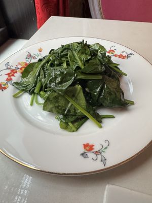Sautéed spinach   at Delice & Sarrasin in New York City