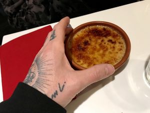 Crème brûlée  at Delice & Sarrasin in New York City