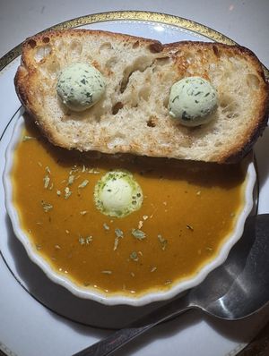 Velouté de carrot   at Delice & Sarrasin in New York City