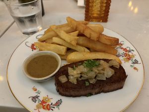 I loved the vegan beef I really recommend this restaurant!   at Delice & Sarrasin in New York City