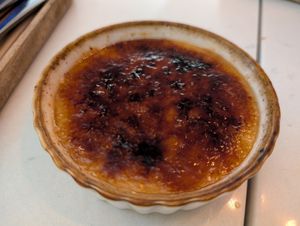 Orange Creme Brulee  at Delice & Sarrasin in New York City