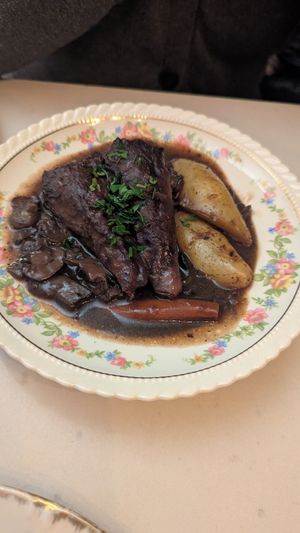 Coq au Vin at Delice & Sarrasin in New York City
