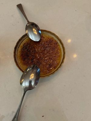 creme brulee at Delice & Sarrasin in New York City