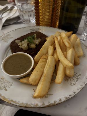Steak frites   at Delice & Sarrasin in New York City