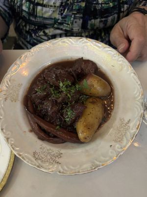 Beef Bourguignon  at Delice & Sarrasin in New York City