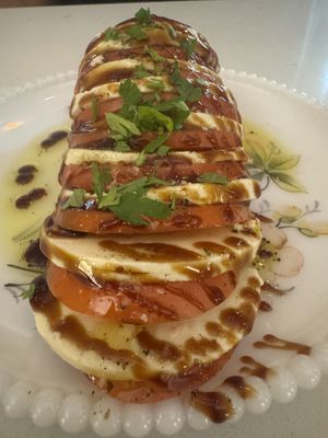 Tomate et Fromage Bluffonne -yum!  at Delice & Sarrasin in New York City