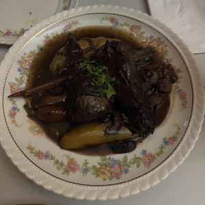 Coc au vin  at Delice & Sarrasin in New York City